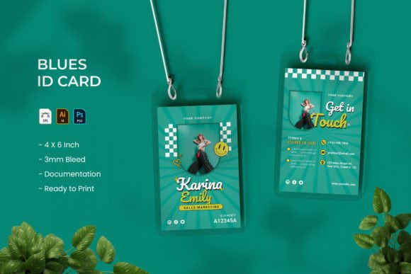 Blues - ID Card: Modern Identity Design for Professionals