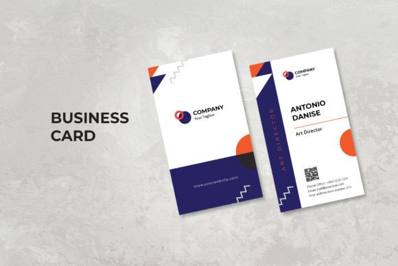 Business Card – New Vertical Colorful