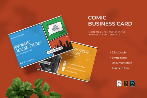 Comic - Business Card: A Fresh Take on Professional Identity