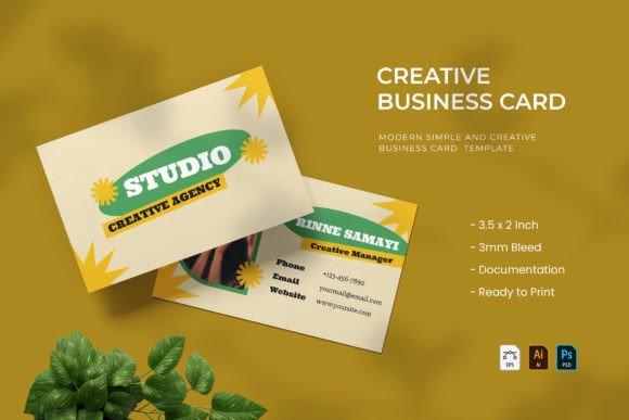 Creative - Business Card: A Modern Concept for Fresh Designs