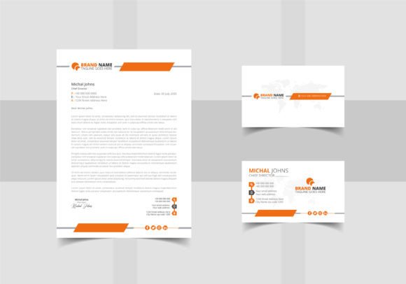 Creative Letterhead Business Card for Your Brand