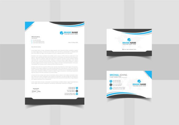 Letterhead and Business Card Design Templates