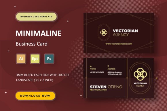 Minimaline - Business Card: A Modern Template for Professional Identity