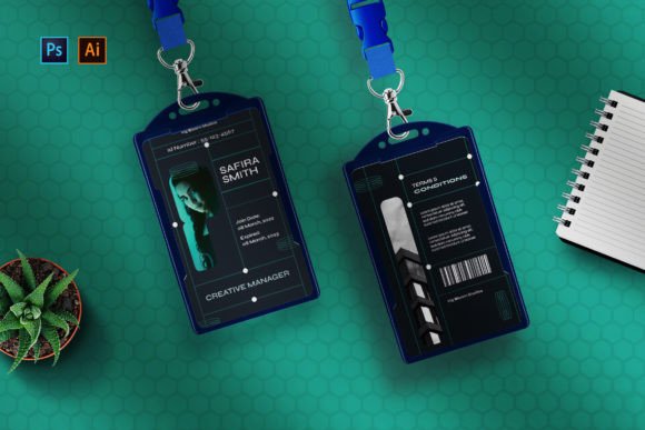 Modern Lines - ID Card for Professional Identity