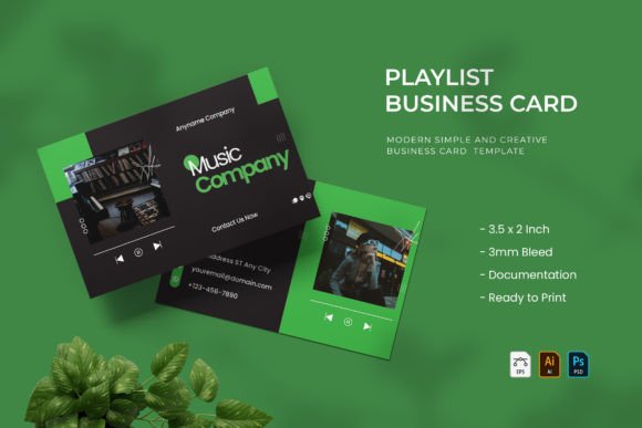Playlist - Business Card: A Modern Identity Tool for Creative Professionals