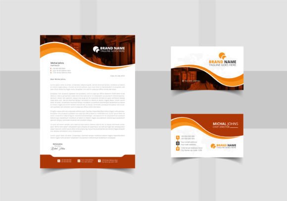 Professional Letterhead Business Card
