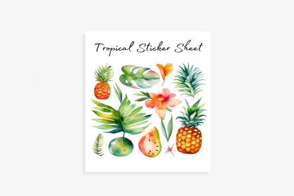 Unlock Creativity with Tropical Digital Planner Stickers