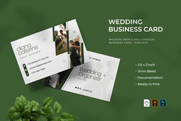 Wedding - Business Card: Modern Design for Memorable Branding